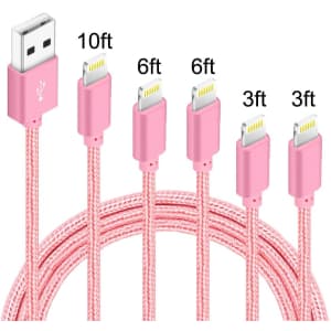 Idison MFi-Certified Braided Lightning Cable 5-Pack for $8 Idison MFi-Certified Braided Lightning Cable 5-Pack for $8