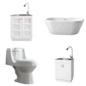 Toilets, Laundry Sinks, and Bath Tubs at Home Depot: Up to 30% off Toilets, Laundry Sinks, and Bath Tubs at Home Depot: Up to 30% off