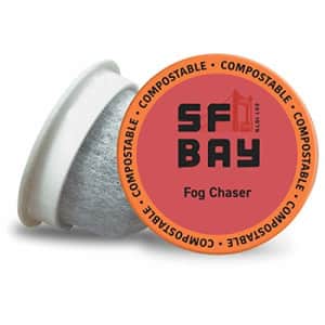 SF Bay Coffee Fog Chaser 80 Ct Medium Dark Roast Compostable Coffee Pods, K Cup Compatible for $36