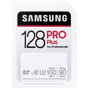 Samsung Pro Plus 128GB Class 10 U3 SDXC Card for $17 Samsung Pro Plus 128GB Class 10 U3 SDXC Card for $17