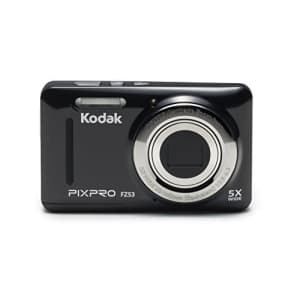 Kodak PIXPRO Friendly Zoom FZ53-BK 16MP Digital Camera with 5X Optical Zoom and 2.7" LCD Screen for $89 Kodak PIXPRO Friendly Zoom FZ53-BK 16MP Digital Camera with 5X Optical Zoom and 2.7" LCD Screen for $89