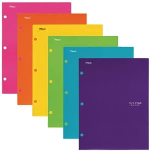 Five Star 4 Pocket Folder for $1 Five Star 4 Pocket Folder for $1