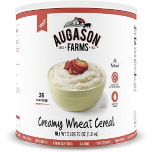 Augason 4-lb. Creamy Wheat Cereal for $14