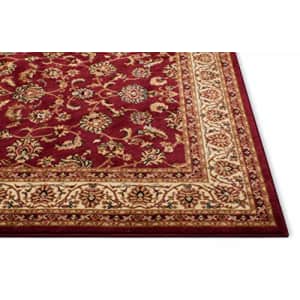 Well Woven Barclay Sarouk Red Traditional Area Rug 3'11'' X 5'3'' for $45