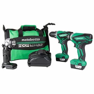 Metabo HPT Cordless Combo Kit, 12V Peak, Compact Driver Drill & Impact Driver, Includes 2-12V for $216 Metabo HPT Cordless Combo Kit, 12V Peak, Compact Driver Drill & Impact Driver, Includes 2-12V for $216