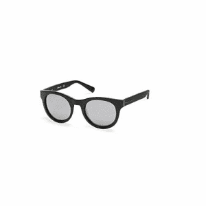Kenneth Cole KC7211 Sunglasses - Shiny Black Frame, Smoke Mirror Lenses, 50 mm Lens KC72115001C for $40