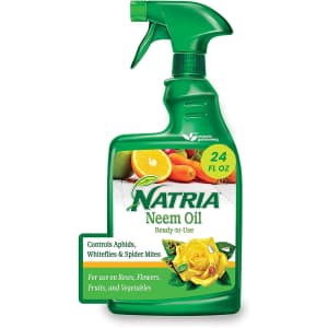 Natria Neem Oil Organic Insect Killer & Disease Control 24-oz. Spray for $10 Natria Neem Oil Organic Insect Killer & Disease Control 24-oz. Spray for $10