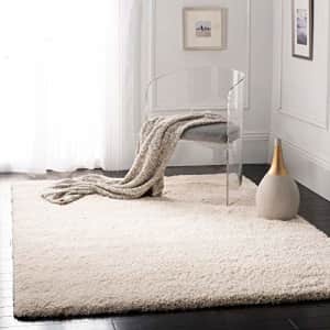 Safavieh California Premium Shag Collection SG151-1212 2-inch Thick Area Rug, 6' 7" Square, Ivory for $241 Safavieh California Premium Shag Collection SG151-1212 2-inch Thick Area Rug, 6' 7" Square, Ivory for $241