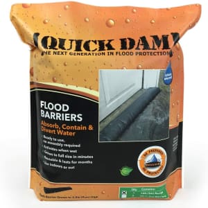 Quick Dam 10-Foot Water-Activated Flood Barrier for $18