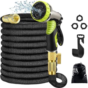 Aottom 50-Foot Expandable Garden Hose with Spray Nozzle for $17 Aottom 50-Foot Expandable Garden Hose with Spray Nozzle for $17