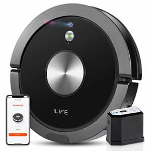 ILIFE A9 Robot Vacuum, Mapping, Wi-Fi, Cellular Dustbin, Strong Suction, 2-in-1 Roller Brush, for $220