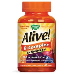 Nature's Way Alive! B-Complex Gummies, Food-Based Blend (150mg per serving), Gluten Free, Made with for $17 Nature's Way Alive! B-Complex Gummies, Food-Based Blend (150mg per serving), Gluten Free, Made with for $17
