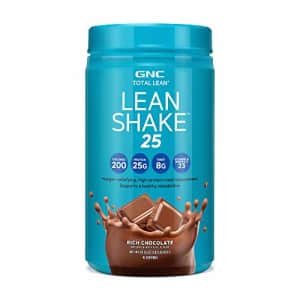 GNC Total Lean Lean Shake 25 Protein Powder - Rich Chocolate, 16 Servings, High-Protein Meal for $45