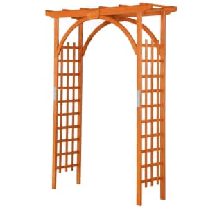Yaheetech 85" Wooden Garden Arbor for $141 Yaheetech 85" Wooden Garden Arbor for $141