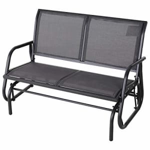 Outsunny 2-Person Outdoor Glider Bench Double Rocking Chair Loveseat w/Armrest for Patio Garden for $180 Outsunny 2-Person Outdoor Glider Bench Double Rocking Chair Loveseat w/Armrest for Patio Garden for $180