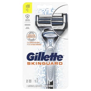 Gillette SkinGuard Razor w/ Two Refills for $7 Gillette SkinGuard Razor w/ Two Refills for $7