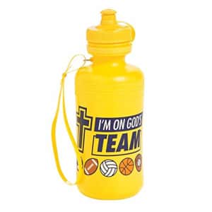 Fun Express SPORTS VBS WATER BOTTLES - Party Supplies - 12 Pieces for $49