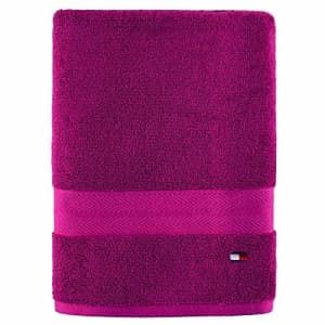 Tommy Hilfiger Modern American Bath Towel, 30 x 54 inch, Raspberry Rose for $24 Tommy Hilfiger Modern American Bath Towel, 30 x 54 inch, Raspberry Rose for $24