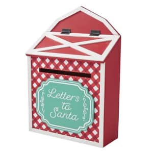 The Pioneer Woman Letters to Santa MDF Mailbox Christmas Tabletop Decoration for $4