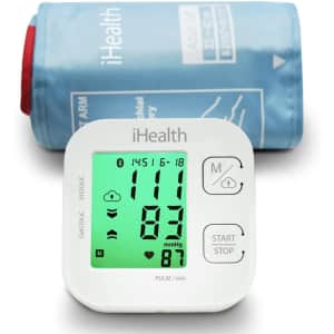 iHealth Track Smart Upper Arm Blood Pressure Monitor for $40