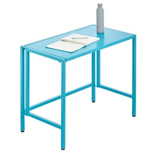 mDesign Folding Desk for Compact Spaces - Collapsible Compact Writing and Computer Workstation for $97
