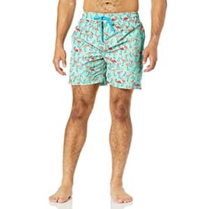 Kanu Surf Men's Monaco Swim Trunks (Regular & Extended Sizes), Key West Aqua, XX-Large for $11