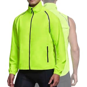 Men's Cycling Jacket with Removable Sleeves: 2 for $35 Men's Cycling Jacket with Removable Sleeves: 2 for $35