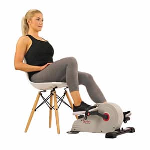Sunny Health & Fitness SF-B0418 Magnetic Mini Exercise Bike with Digital Monitor and 8 Level for $99