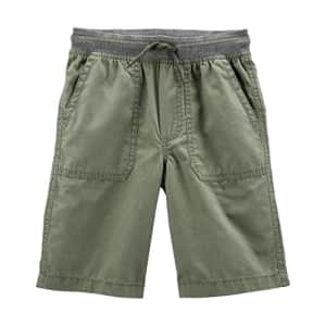 OshKosh B'Gosh Osh Kosh Boys' Pull-On Shorts, Wilderness Green, 5 for $9