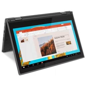 Lenovo 300e Gen 2 Celeron Gemini Lake Refresh 11.6" Touch 2-in-1 Laptop for $300