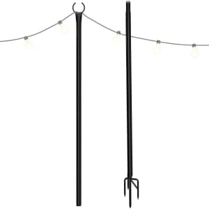 Holiday Styling 8-Foot Outdoor Light Pole for $44