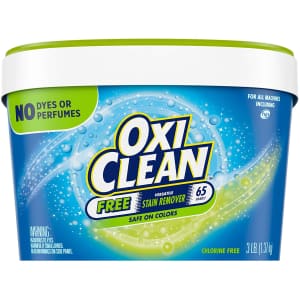 OxiClean Versatile Stain Remover 3-lb. Tub for $5 via Sub & Save OxiClean Versatile Stain Remover 3-lb. Tub for $5 via Sub & Save