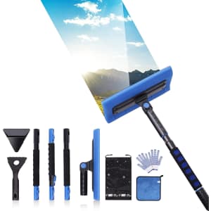 Joytutus 61" Car Snow Brush and Ice Scraper with Shovel for $18 Joytutus 61" Car Snow Brush and Ice Scraper with Shovel for $18