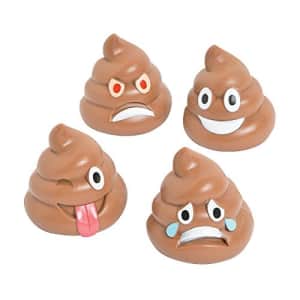 Fun Express Poop Emoji Characters (set of 12) Poop Emoji Party Supplies and Favors for $10
