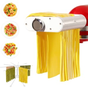 Antree 3-in-1 Pasta Roller and Cutters Set for KitchenAid Stand Mixers for $50 Antree 3-in-1 Pasta Roller and Cutters Set for KitchenAid Stand Mixers for $50