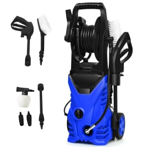 Costway 2,030-PSI Electric Pressure Washer w/ Hose Reel for $100