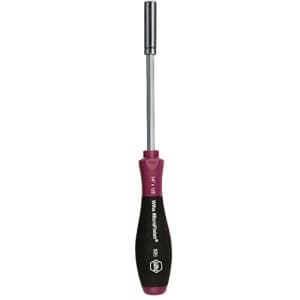 Wiha Tools Wiha 52650 Bit Holding Screwdriver with MicroFinish Handle, Magnetic, 1/4" x 125mm for $19