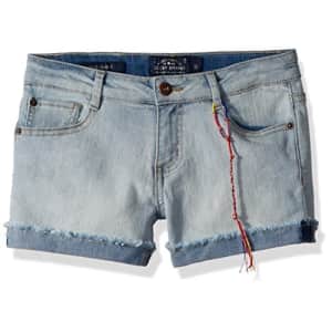 Lucky Brand Big Girls' 5-Pocket Cuffed Stretch Denim Short, Riley Bella wash, 12 for $20 Lucky Brand Big Girls' 5-Pocket Cuffed Stretch Denim Short, Riley Bella wash, 12 for $20