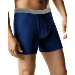 Hanes Men's Tagless Boxer Briefs 5-Pack for $12 Hanes Men's Tagless Boxer Briefs 5-Pack for $12