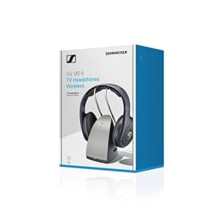 Sennheiser RS120 On-Ear Wireless RF Headphones with Charging Dock (Renewed) for $70