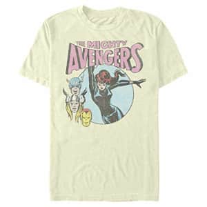 Marvel Men's T-Shirt, Cream, XXX-Large for $17
