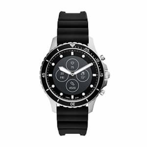 Fossil FB-01 HR Heart Rate Stainless Steel and Silicone Hybrid Smartwatch, Color: Silver/Black for $163 Fossil FB-01 HR Heart Rate Stainless Steel and Silicone Hybrid Smartwatch, Color: Silver/Black for $163