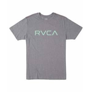 RVCA Men's Big Short Sleeve Crew Neck T-Shirt, Smoke Green, M for $23
