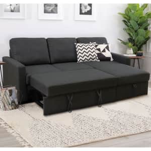 Abbyson Living Lincoln Storage Sectional Sofa w/ Pullout Bed for $699 for members