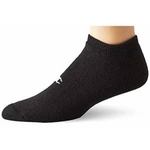Champion Men's Double Dry Size 6 to 12, Cotton-Rich No Show Socks for $8
