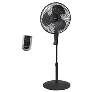 Lasko S16612 Oscillating 16 Adjustable Pedestal Stand Fan with Timer, Thermostat and Remote for for $59