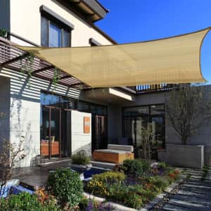 Qozy 10x16.5-Foot Sun Shade Sail for $38 Qozy 10x16.5-Foot Sun Shade Sail for $38