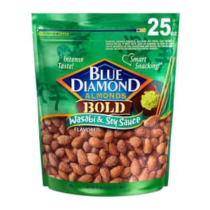 Blue Diamond Bold Wasabi & Soy Sauce Almonds 25-oz. Bag for $7 via Sub & Save