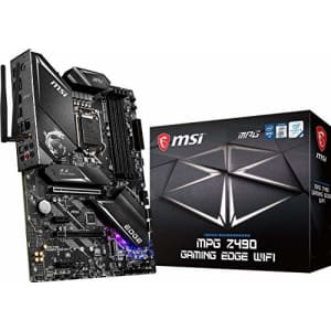 MSI LGA 1200 Intel Z490 SATA 6Gbs ATX Intel Motherboard for $140 MSI LGA 1200 Intel Z490 SATA 6Gbs ATX Intel Motherboard for $140