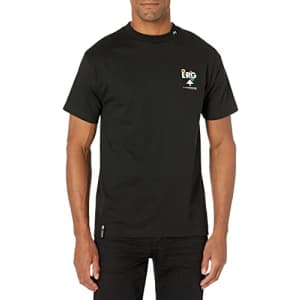 LRG Men's Brighter Graphic Logo T-Shirt, 47 Black, Medium for $9